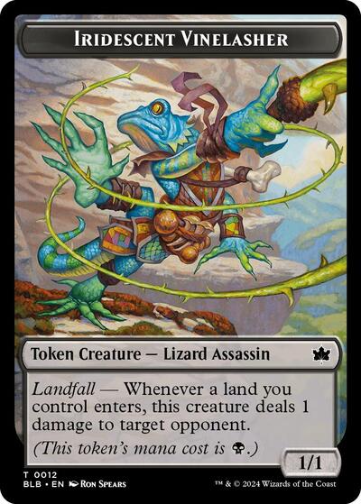 Iridescent Vinelasher Token (Bloomburrow) Near Mint