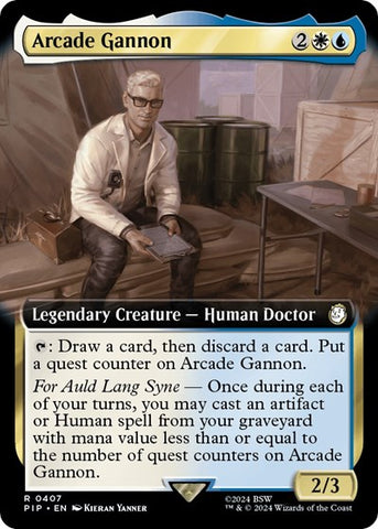 Arcade Gannon (Extended Art) (Universes Beyond: Fallout) Near Mint
