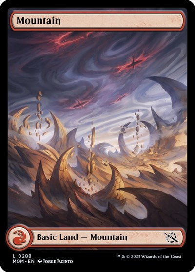 Mountain (0288) (March of the Machine) Near Mint Foil