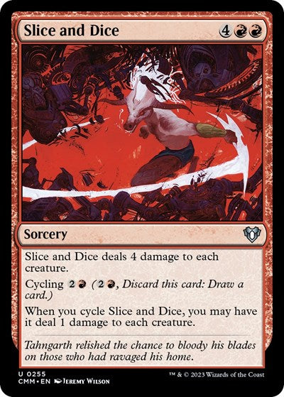 Slice and Dice (Commander Masters) Near Mint Foil