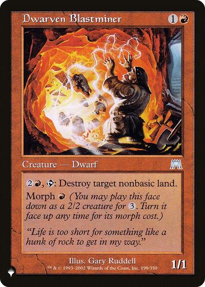 Dwarven Blastminer (The List) Near Mint