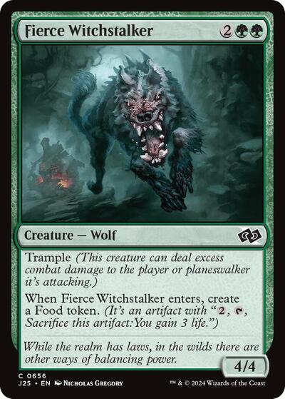 Fierce Witchstalker (Foundations Jumpstart) Near Mint
