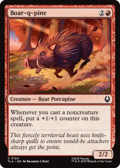 Boar-q-pine (Avatar: The Last Airbender) Near Mint Foil