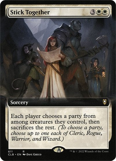 Stick Together (Extended Art) (Commander Legends: Battle for Baldur's Gate) Near Mint
