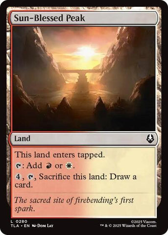 Sun-Blessed Peak (Avatar: The Last Airbender) Near Mint Foil