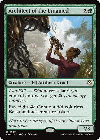 Architect of the Untamed (Commander: Aetherdrift) Near Mint