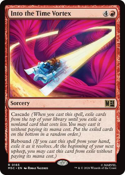Into the Time Vortex (Commander: Marvel Super Heroes) Near Mint