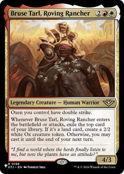 Bruse Tarl, Roving Rancher (OTJ) (The List) Near Mint