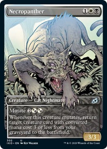 Necropanther (Showcase) (Ikoria: Lair of Behemoths) Near Mint