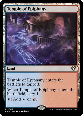 Temple of Epiphany (Commander Masters) Near Mint