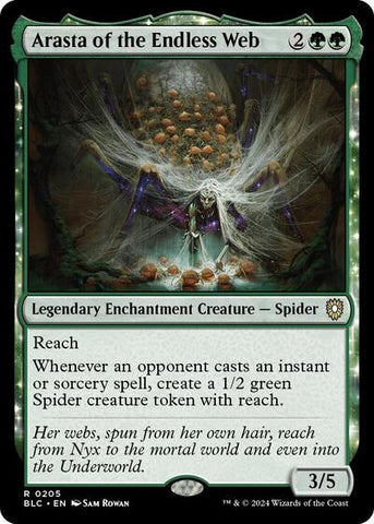 Arasta of the Endless Web (Commander: Bloomburrow) Near Mint