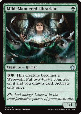 Mild-Mannered Librarian (Foundations) Near Mint Foil