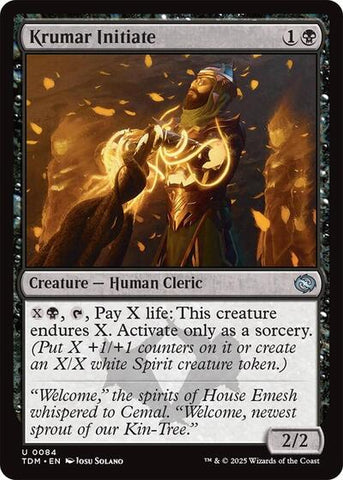 Krumar Initiate (Tarkir: Dragonstorm) Near Mint