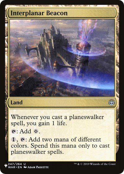 Interplanar Beacon (The List) Near Mint
