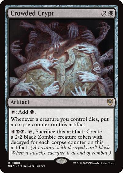 Crowded Crypt (Commander: Aetherdrift) Near Mint