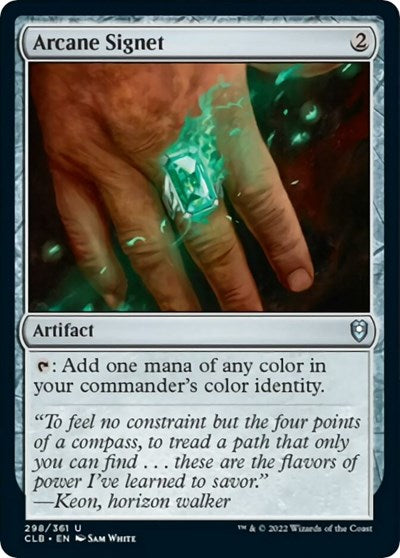 Arcane Signet (Commander Legends: Battle for Baldur's Gate) Near Mint Foil
