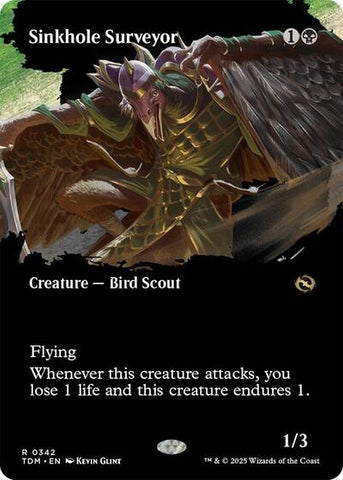 Sinkhole Surveyor (Borderless) (Tarkir: Dragonstorm) Near Mint