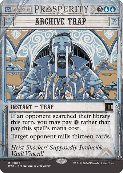 Archive Trap (Outlaws of Thunder Junction: Breaking News) Near Mint
