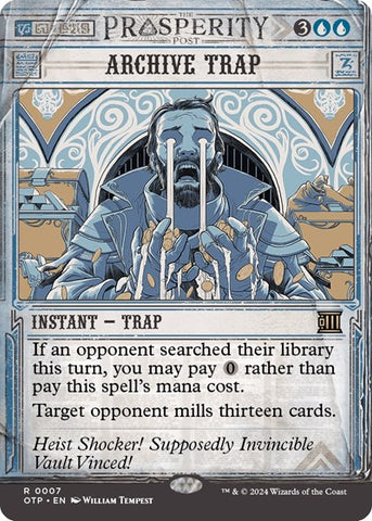 Archive Trap (Outlaws of Thunder Junction: Breaking News) Near Mint