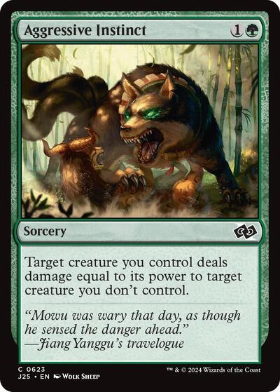 Aggressive Instinct (Foundations Jumpstart) Near Mint