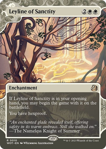 Leyline of Sanctity (Wilds of Eldraine: Enchanting Tales) Near Mint