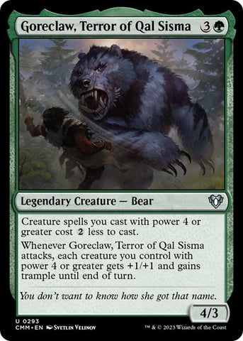Goreclaw, Terror of Qal Sisma (Commander Masters) Near Mint
