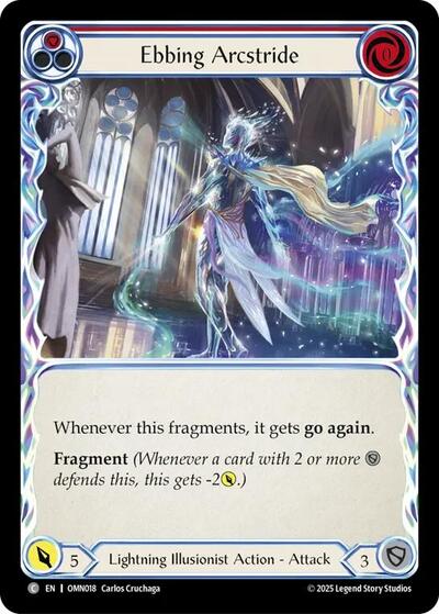 Ebbing Arcstride (Red) (Omens of the Third Age) Near Mint Foil