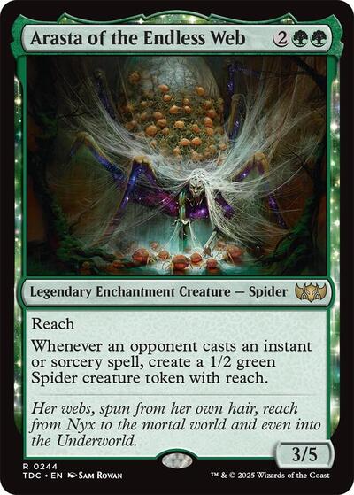 Arasta of the Endless Web (Commander: Tarkir: Dragonstorm) Near Mint