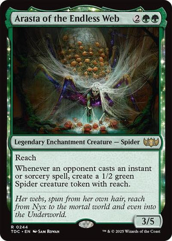 Arasta of the Endless Web (Commander: Tarkir: Dragonstorm) Near Mint
