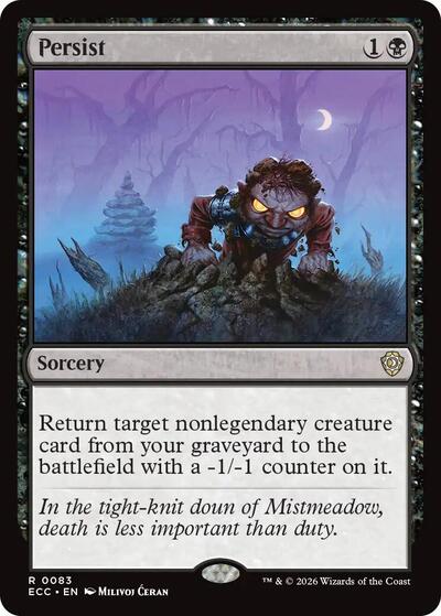 Persist (Commander: Lorwyn Eclipsed) Near Mint