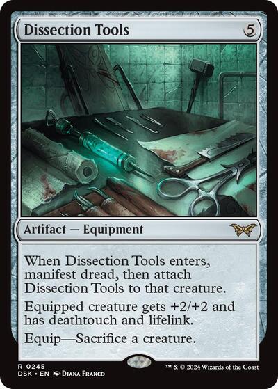 Dissection Tools (Duskmourn: House of Horror) Light Play Foil