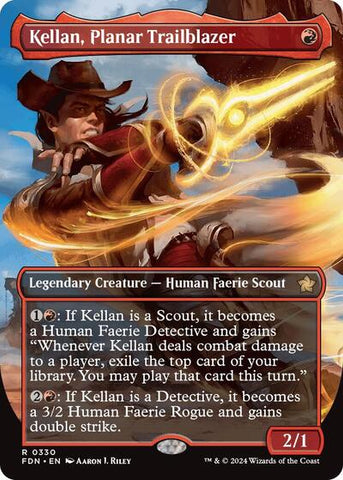 Kellan, Planar Trailblazer (Borderless) (Foundations) Near Mint