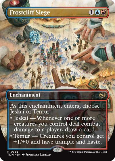 Frostcliff Siege (Borderless) (Tarkir: Dragonstorm) Near Mint