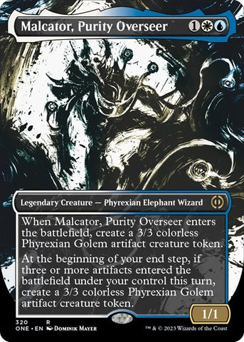 Malcator, Purity Overseer (Showcase) (Phyrexia: All Will Be One) Near Mint