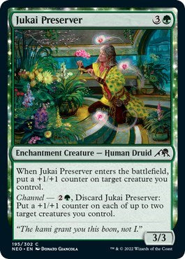 Jukai Preserver (Kamigawa: Neon Dynasty) Near Mint Foil