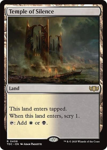Temple of Silence (Commander: Tarkir: Dragonstorm) Near Mint