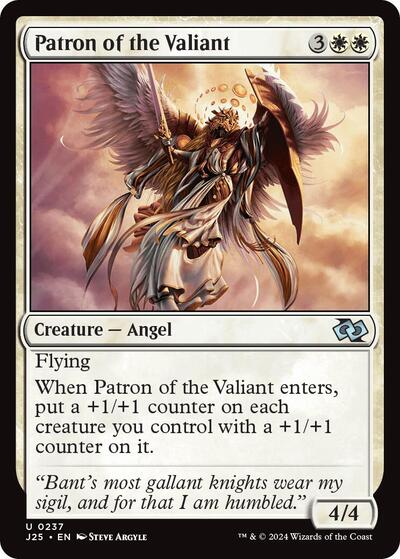 Patron of the Valiant (Foundations Jumpstart) Near Mint