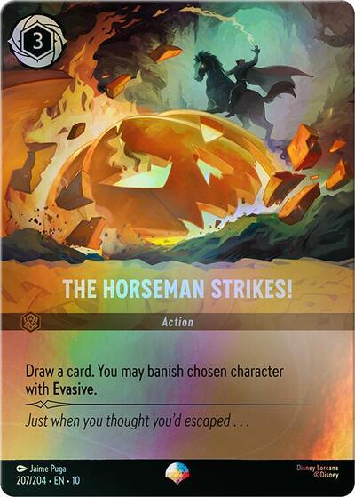 The Horseman Strikes! (Epic) (Whispers in the Well) Near Mint Holofoil