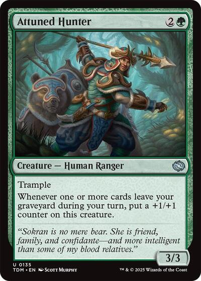 Attuned Hunter (Tarkir: Dragonstorm) Near Mint