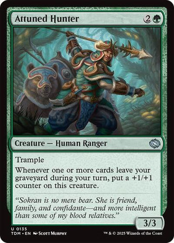 Attuned Hunter (Tarkir: Dragonstorm) Near Mint