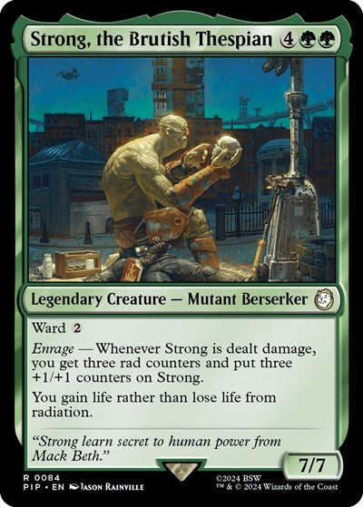 Strong, the Brutish Thespian (Universes Beyond: Fallout) Near Mint