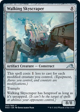 Walking Skyscraper (Kamigawa: Neon Dynasty) Near Mint Foil