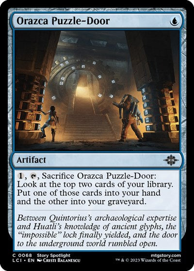 Orazca Puzzle-Door (The Lost Caverns of Ixalan) Near Mint Foil