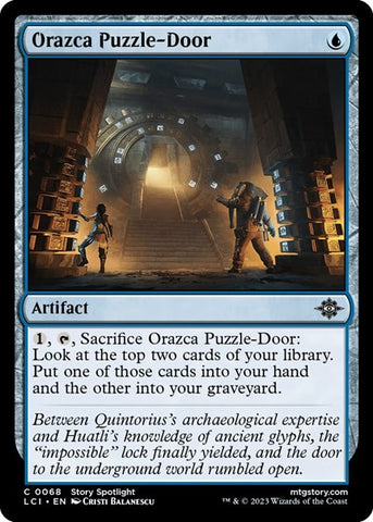 Orazca Puzzle-Door (The Lost Caverns of Ixalan) Near Mint Foil