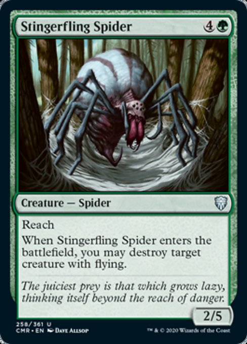 Stingerfling Spider (Commander Legends) Near Mint Foil