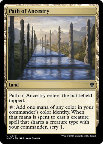 Path of Ancestry (Commander: Murders at Karlov Manor) Near Mint