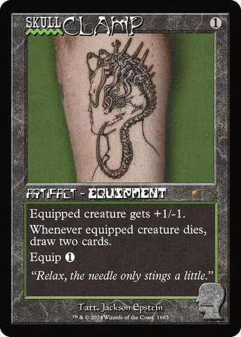 Skullclamp (1663) (Secret Lair) Near Mint