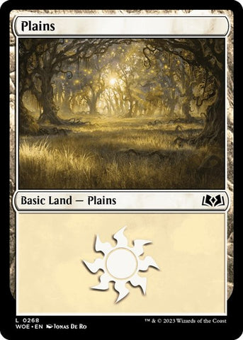 Plains (0268) (Wilds of Eldraine) Near Mint Foil