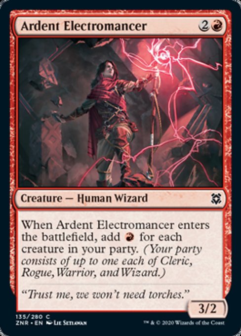 Ardent Electromancer (Zendikar Rising) Near Mint Foil