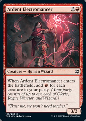 Ardent Electromancer (Zendikar Rising) Near Mint Foil